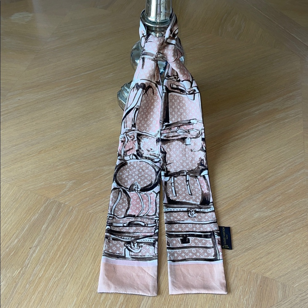 Louis Vuitton 100% silk bandeau/scarf